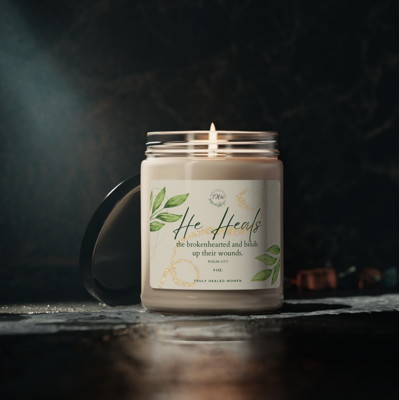 He Heals Candle, 9oz